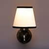 Devansh Metal Electric Wall Light in Antique Gold Colour with White & Black Shade Count of 1 Light