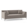 Wynn 3 Seater Fabric Sofa in Shitake Beige Colour