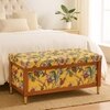 Harper Solid Wood Bench in Provincial Teak Finish