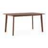 Augusta 6 Seater Dining Table In Dark Walnut Finish