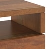 Carmond Solid Wood TV Unit Amber Walnut Finish