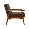 Armari Boucle Fabric Arm Chair in Brown Colour