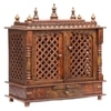 D'Dass Sheesham and Mdf Wooden Home Temple For Pooja Mandir For Home