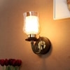 Eliante Modern Wall Lights Mild Steel & Glass Material Antique & Champaign Finish