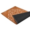 Multicolor Traditional Machine Made Polyester 5 X 7 Feet Carpet
