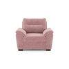 Adelaide Essential 1 Seater Fabric Sofa In Desert Rose