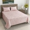 Threads Silky touch cotton single bed flat Bedsheet 225x150 cms