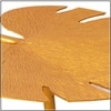 Cosmo Aluminium Side Table in Gold Colour