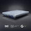 Duroflex Duropedic Airboost 68 AI Pro Dual Firm Orthopedic Mattress Queen 75x66x8