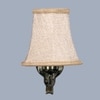 Devansh Gold Antique Wall Mounted Lamp With Beige Jute Shade