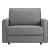 Flycon Pull Out Sofa cum Bed in Grey Colour