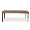 Globally Indian Sheesham Wood Turning Leg 8 Seater Dining Table Set With 8 Solid Wood Upholstered Chairs �  In Blue Color