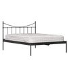 Camden Metal Non Storage King Bed in Satin Black Finish