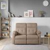Rx5 Two Seater Fabric Recliner Italian Grey Colour