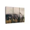 Truss Pcs White Green Foggy Banff National Park Canvas Canvas Wall Prints Set of 3 Multicolor Matte