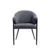 Vale Fabric Dining Chair in Grey Colour