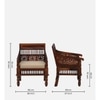 Nayantara 1 Seater Wooden Sofa