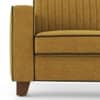 Apollo Neo  High Back 3 Seater  Fabric Sofa In Ochre Colour