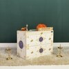 D'Dass Multi Color Mdf and Sheesham Wooden Temple With Cabinet For Pooja