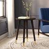 Sinata Solid Wood Side Table in American Walnut Finish