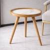 Marwood Round Table Large by De Maison Decor in Classical Design in White Finish