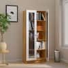 Hexa Multipurpose Storage Rack in Giant Wood and Frosty White