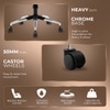 Marvel Pro Ergonomic High Back Study Chair with Legrest in Grey Colour