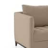 Florence Premium 2 Seater Fabric Sofa in Biscuit Velvet Colour