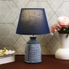 Ceramic Table Lamp Blue Timeless Elegant Design