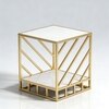 Small Metal Side Table in Gold Colour