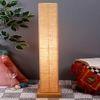 Miranda Beige Cotton Shade Floor Lamp