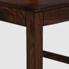 Elian Solid Wood Dining Chair in Provincial Teak Finish - Set of 2
