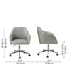Doe Buck Colm Modern Sage Leatherette Office Chair