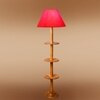 Devansh Shelf Wooden Floor Lamp