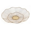 Antique Gold Iron Fruit Bowl