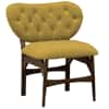 Twilight Yellow Fabric Accent Chair