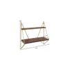 WOODENMOOD Rectangular Wall Rack