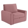 Clevam  Pull Out Sofa cum Bed  in Peach Colour