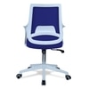 Mearveal Mid Back Ergonomic Chair in Blue Colour
