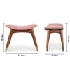 Zuno Seating Stool in Champagne Color