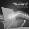 Kepler Brooks Vibe MB Office Desk Chair in Grey Colour