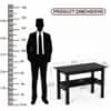 Spydercraft Spacio Modern Study Table in Black Finish