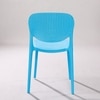 Kepler Brooks Serena Cafeteria Dining Chair in Blue Colour