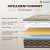 Sleepwell Pro Fitrest, Medium Firm 6 inch Double High Resilience (HR) Foam Mattress (L x W: 72 inch x 48 inch)