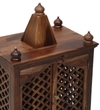 Lita Sheesham Wood  Prayer Unit In Provincial Teak Finish