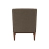 Claudia Boucle Fabric Arm Chair in Brown Colour