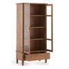 Malabar Mango Wood  Bookshelf in Amber Walnut Finish