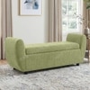 Redol Boucle 2 Seater Ottoman Bench with Storage  in Pista Green Color