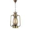 Opal Multicolor Metal Lantern Hanging Lamp