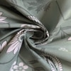 Sage Green Floral 290 TC Cotton Flat Single Size Bedsheet with 1 Pillow Cover – Threads